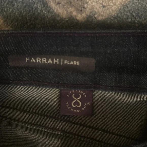 NYDJ Farrah high rise Flare stretch jeans size 10 nwot current at Saks $225 - Picture 4 of 5